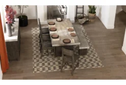 Titan 74" Dining Bench -Living Room Furniture Shop 252449 grey wood dining bench room 48