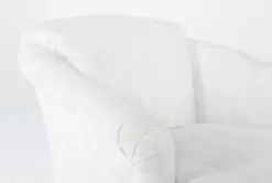 Aiko Swivel Barrel Chair -Living Room Furniture Shop 253755 beige fabric swivel detail 44