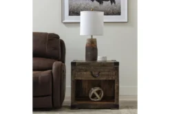 Wally End Table -Living Room Furniture Shop 254047 brown wood end table room 35
