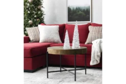 Dunkin 28" Round Coffee Table -Living Room Furniture Shop 254052 brown wood coffee table room 44