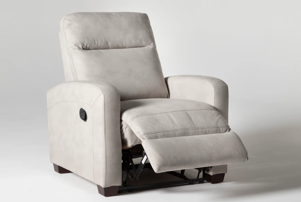 Jarrell Light Grey Manual Recliner 3 Jarrell Light Grey Manual Recliner - Image 3