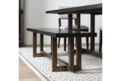 Pierce Espresso 66" Bench -Living Room Furniture Shop 254416 black wood dining bench room 47