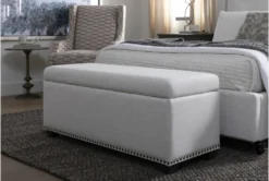 Sophia II Storage Bench -Living Room Furniture Shop 255550 beige fabric bench room 37