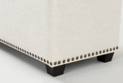 Sophia II Storage Bench -Living Room Furniture Shop 255550 beige fabric daybed detail 05
