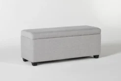 Boswell Storage Bench -Living Room Furniture Shop 255563 grey fabric bench side 18
