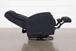 Dale IV Fabric Swivel Glider Recliner 11 Dale IV Fabric Swivel Glider Recliner -Living Room Furniture Shop 255885 blue fabric swivel glider recline 04