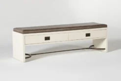 Centre Bench By Nate Berkus + Jeremiah Brent 16 Centre Bench By Nate Berkus + Jeremiah Brent -Living Room Furniture Shop 255916 white wood dining bench side 18