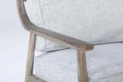 Dena Hemp Accent Chair -Living Room Furniture Shop 256081 natural fabric accent chair detail 44