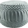 Pouf-Denim Knitted Round