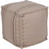 Pouf-Jude Khaki And Blue