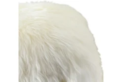 Pouf-Sheepskin Cube White -Living Room Furniture Shop 256308 white fiber pouf detail 45