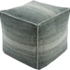 Pouf-Space Dye Gray And Green