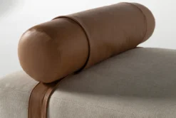 Vaughn 71" Settee By Nate Berkus + Jeremiah Brent -Living Room Furniture Shop 257970 beige fabric settee detail 03 1