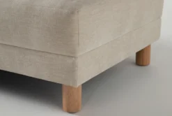 Vaughn 71" Settee By Nate Berkus + Jeremiah Brent -Living Room Furniture Shop 257970 beige fabric settee detail 04 1