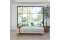 Vaughn 71" Settee By Nate Berkus + Jeremiah Brent -Living Room Furniture Shop 257970 beige fabric settee room 35