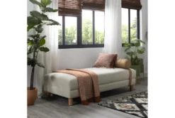 Vaughn 71" Settee By Nate Berkus + Jeremiah Brent -Living Room Furniture Shop 257970 beige fabric settee room 412 1