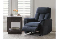 Suzy II Blue Wallaway Recliner -Living Room Furniture Shop 259759 blue fabric wallaway room 59