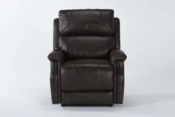 Thorpe Walnut Power Lift Recliner With Power Headrest