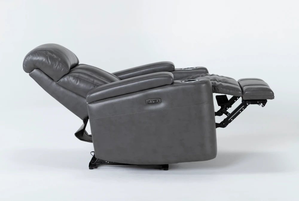 Eastwood Graphite Home Theater Power Wallaway Recliner With Power Headrest & USB 6 Eastwood Graphite Home Theater Power Wallaway Recliner With Power Headrest & USB - Image 6