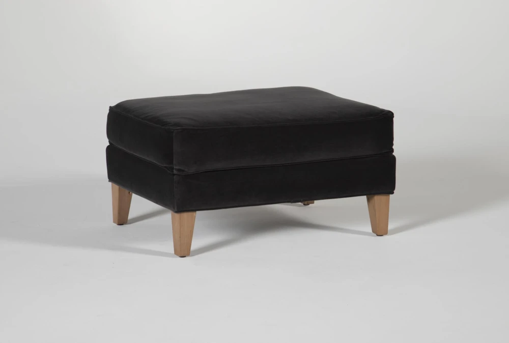 Abigail IV 32" Velvet Ottoman 2 Abigail IV 32" Velvet Ottoman - Image 2
