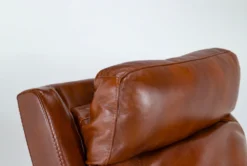 Victor Chestnut Power Zero Gravity Recliner With Power Headrest & Lumbar -Living Room Furniture Shop 261004 brown leather recliner v2 detail 42