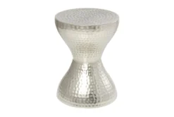 Silver 18" Metal Accent Table -Living Room Furniture Shop 261301 silver metal accent table back 82