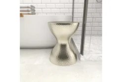 Silver 18" Metal Accent Table -Living Room Furniture Shop 261301 silver metal accent table room 92