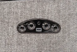 Frazier Stone Power Wallaway Recliner Recliner With Power Headrest & USB -Living Room Furniture Shop 261569 brown polyester wallaway hardware 52