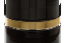 Round Gold + Black Accent Table -Living Room Furniture Shop 261932 black metal end table detail 47