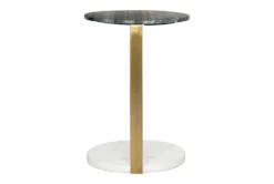 Gold + Silver C Table 24 Gold + Silver C Table -Living Room Furniture Shop 261934 black marble accent table detail 62