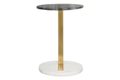 Gold + Silver C Table 25 Gold + Silver C Table -Living Room Furniture Shop 261934 black marble accent table detail 63