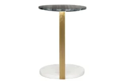 Gold + Silver C Table 21 Gold + Silver C Table -Living Room Furniture Shop 261934 black marble end table detail 45