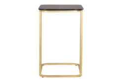 Black + Gold C Table -Living Room Furniture Shop 261946 black marble end table detail 47