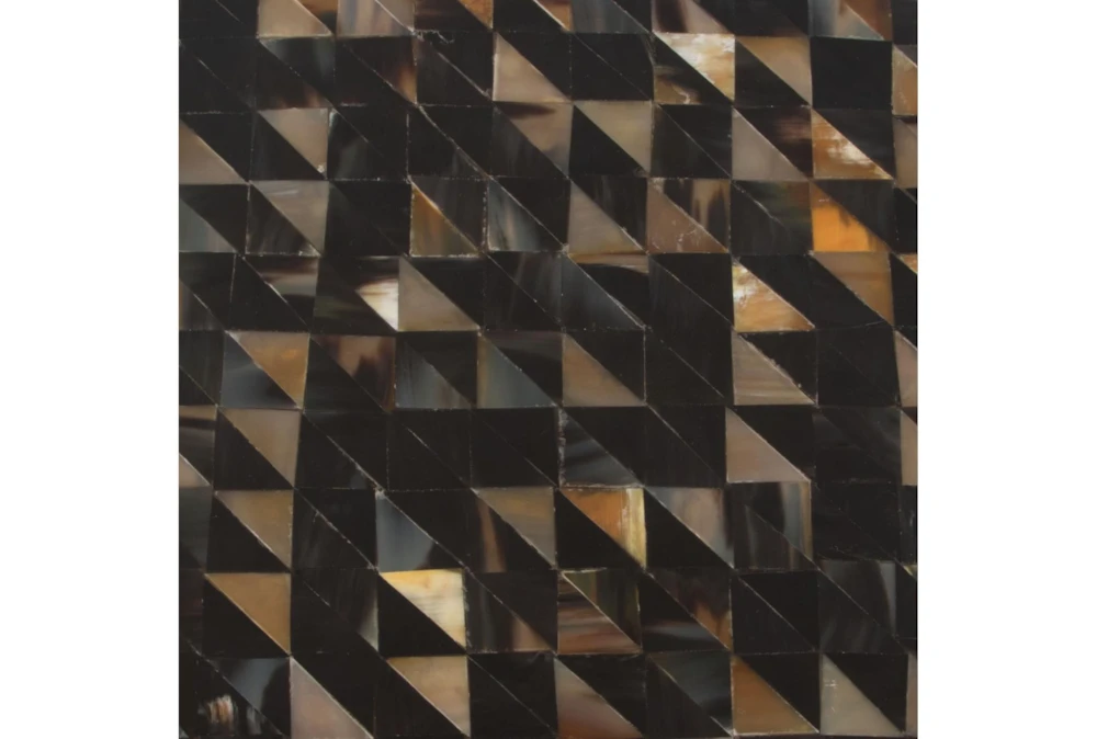 Black Geo Pattern Accent Table - Image 10