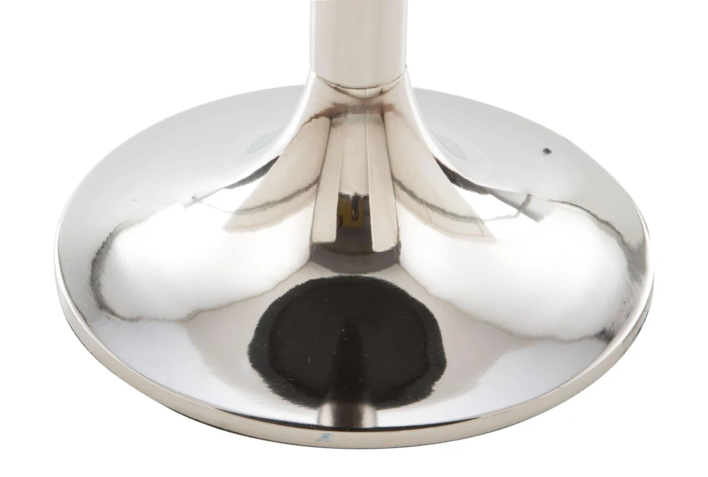 Black Geo Pattern Accent Table - Image 4