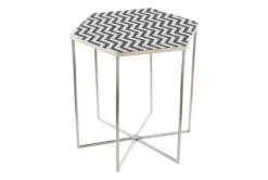 Black + White Pattern Accent Table 21 Black + White Pattern Accent Table -Living Room Furniture Shop 261949 black stone accent table detail 62