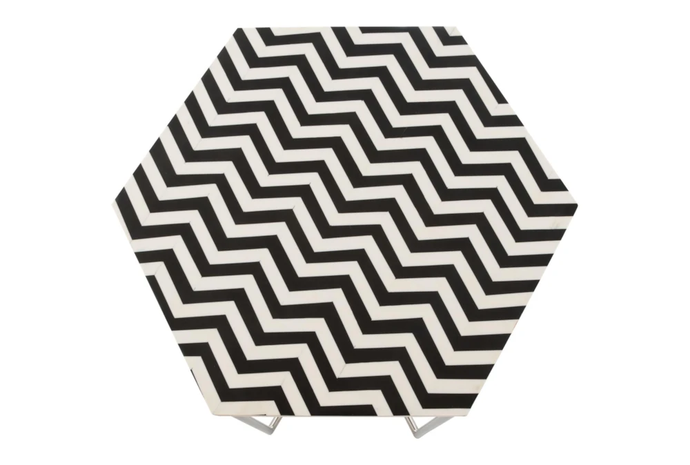 Black + White Pattern Accent Table 10 Black + White Pattern Accent Table - Image 10