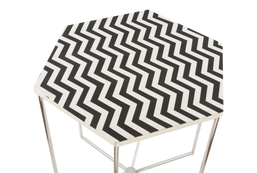 Black + White Pattern Accent Table 13 Black + White Pattern Accent Table - Image 13