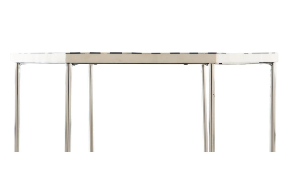 Black + White Pattern Accent Table 6 Black + White Pattern Accent Table - Image 6