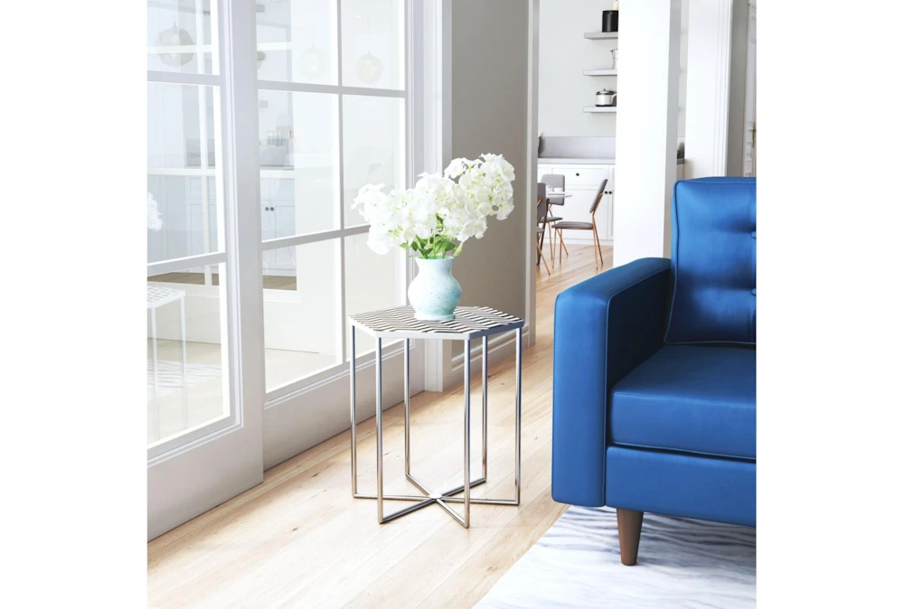 Black + White Pattern Accent Table 11 Black + White Pattern Accent Table - Image 11