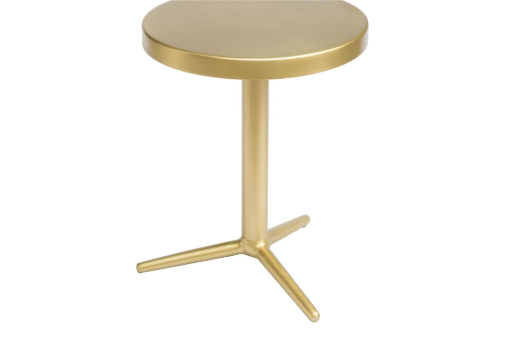 Gold Round Accent Table 2 Gold Round Accent Table - Image 2