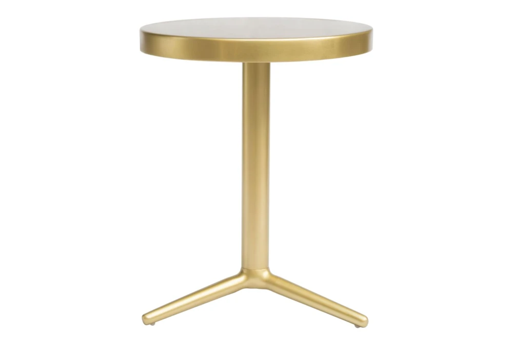 Gold Round Accent Table 4 Gold Round Accent Table - Image 4