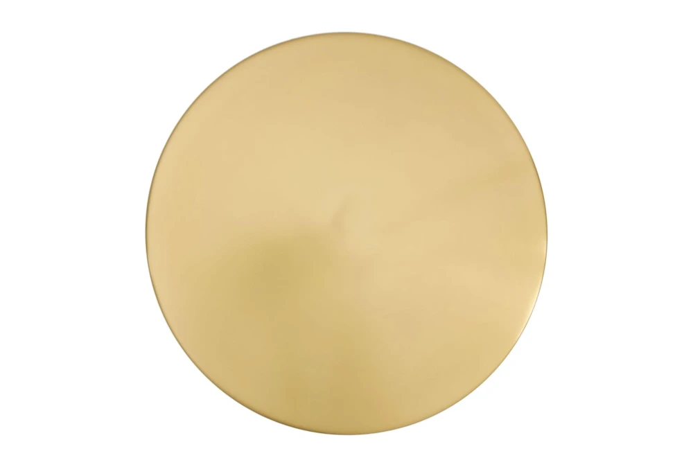 Gold Round Accent Table 5 Gold Round Accent Table - Image 5