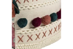 Pouf-Pink Red Tassel -Living Room Furniture Shop 262829 fiber material 58