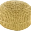 Pouf-Butter Knitted