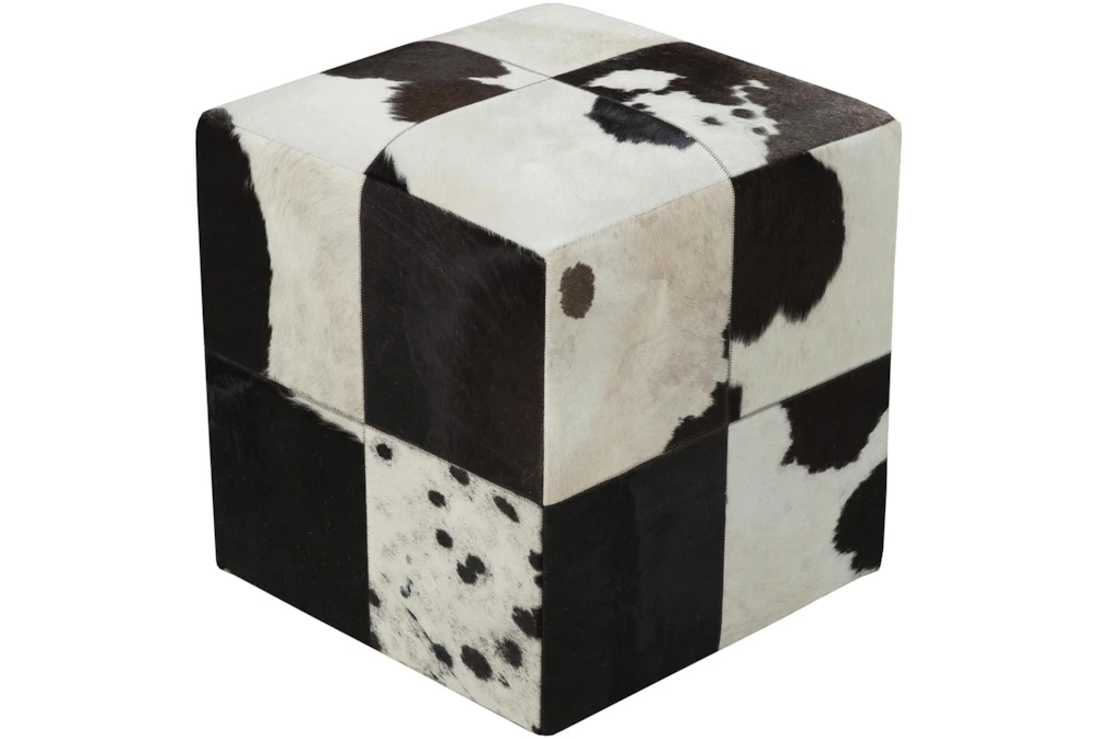 Pouf-Patched Hair On Hide 1 Pouf-Patched Hair On Hide