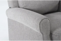 Whitwell Light Grey Push Back Recliner -Living Room Furniture Shop 265668 grey fabric push back detail 44