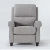 Whitwell Light Grey Push Back Recliner