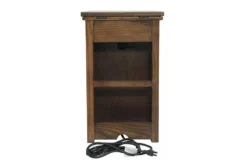 Hammel Brown Chairside End Table -Living Room Furniture Shop 266193 brown wood end table back 85