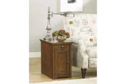Hammel Brown Chairside End Table -Living Room Furniture Shop 266193 brown wood end table room 90